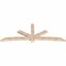 Ekena Millwork Alberta Smooth Timber Gable Bracket, Douglas Fir, 108"W x 40"H x 3 1/2"D x 5 1/2"F, 9/12 Pitch GBW108X40X0406ALB00SDF - alternate 2